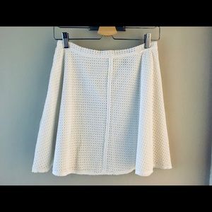 NWOT BCBGMAXAZRIA eyelet skirt size S